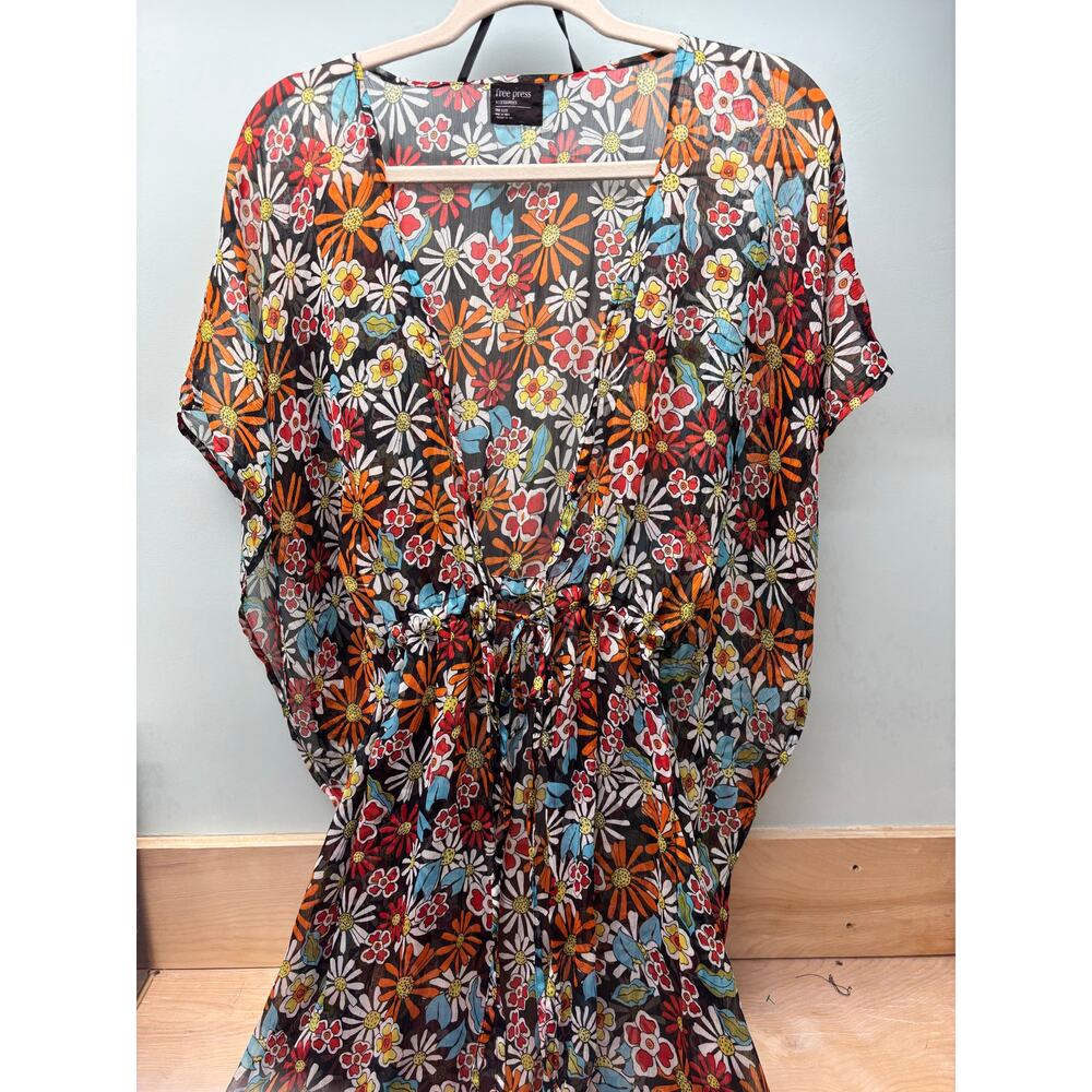 Free Press Shear Cover-up, Boho Print, One Size